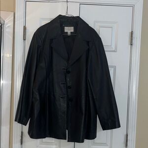 Women's Black Leather Jacket